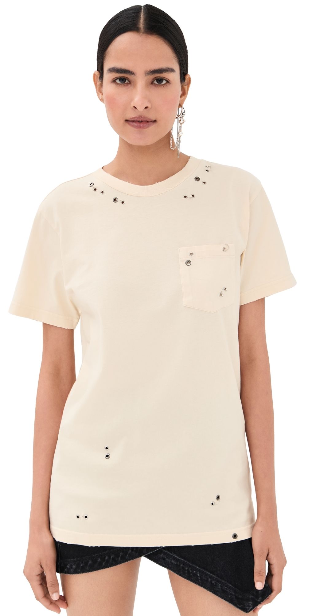 Isabel Marant Yezrane Tee Ecru S