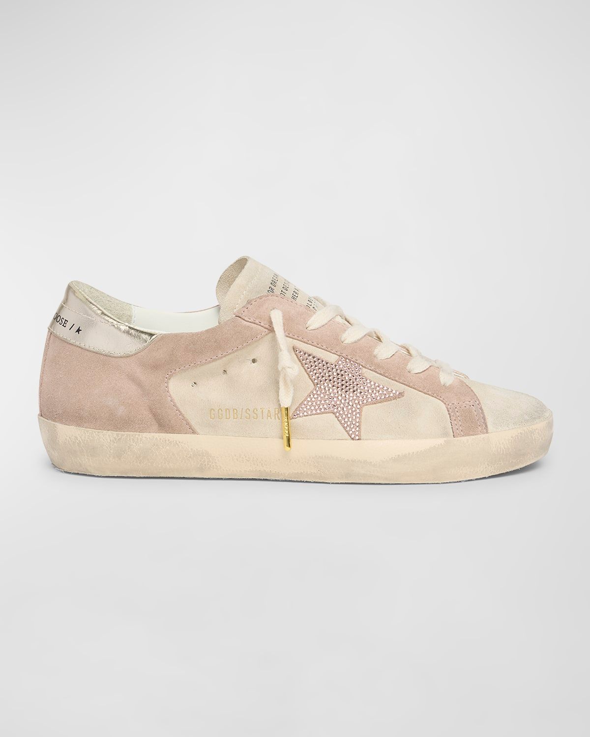 Super-Star Bicolor Suede Low-Top Sneakers