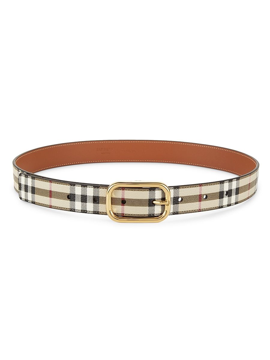 Women's Check Belt - Vintage Check - Size Small
