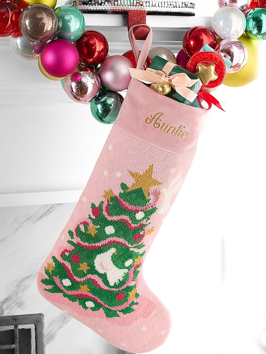 Bauble Stockings x Sainty Nelsen Peace On Earth Christmas Stocking