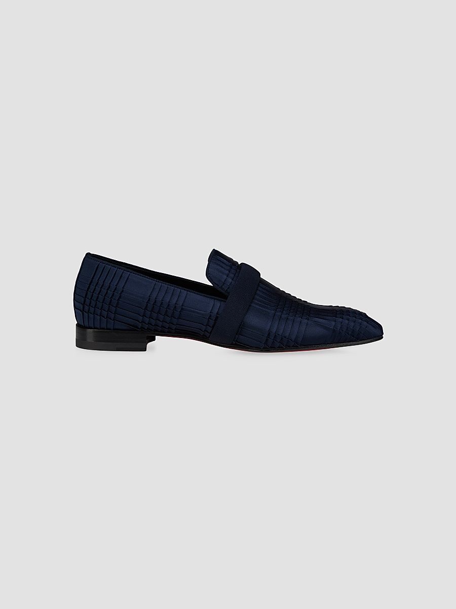 Christian Louboutin Men's Dandydeco Loafers - Marine - Size 13