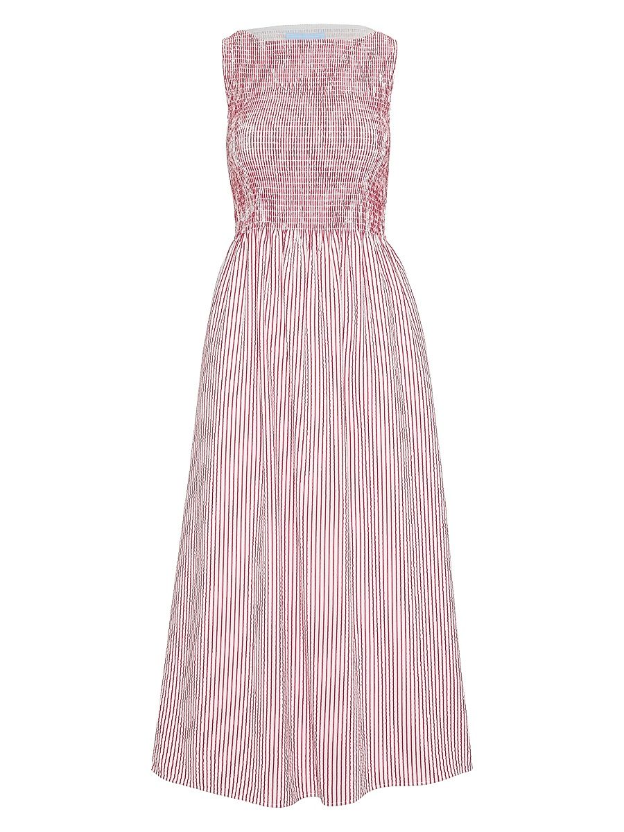 Women's The Cosima Nap Dress - Red Ticking Stripe - Size XXXXL