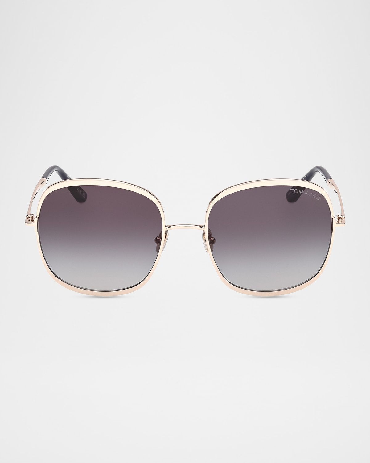 Sofia 57mm Metal Round Sunglasses
