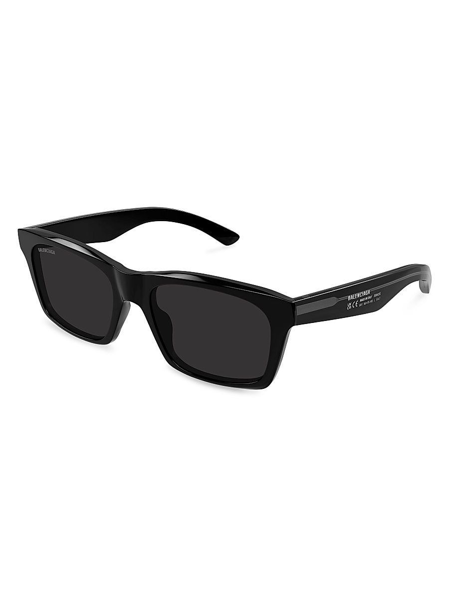 Men's Soho 56MM Square Sunglasses - Black