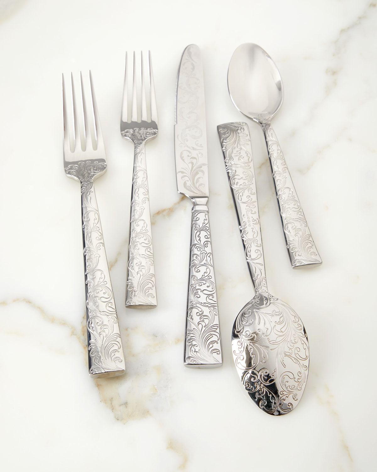 20-Piece Parisian Garden Flatware Set