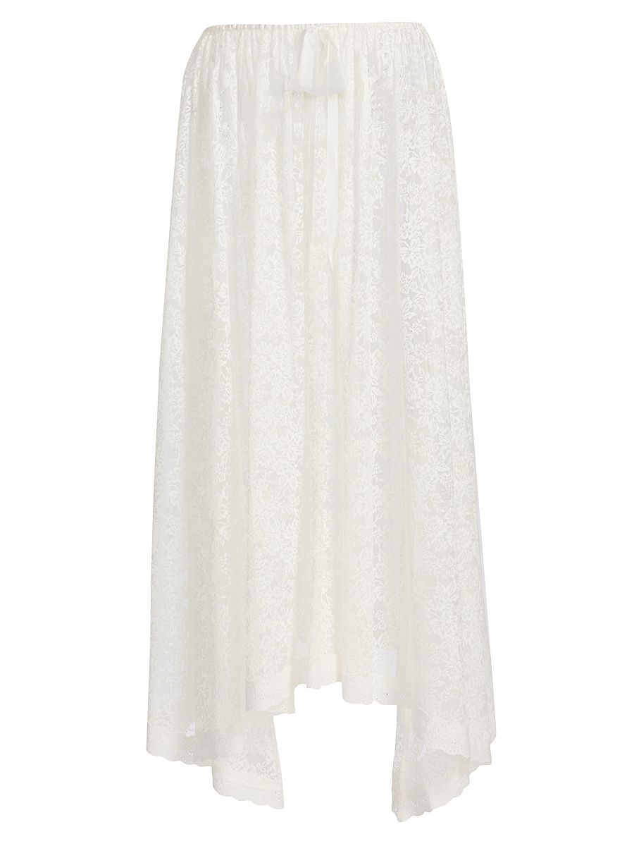 Women's Zinnia Lace Midi-Skirt - Salt - Size XXS
