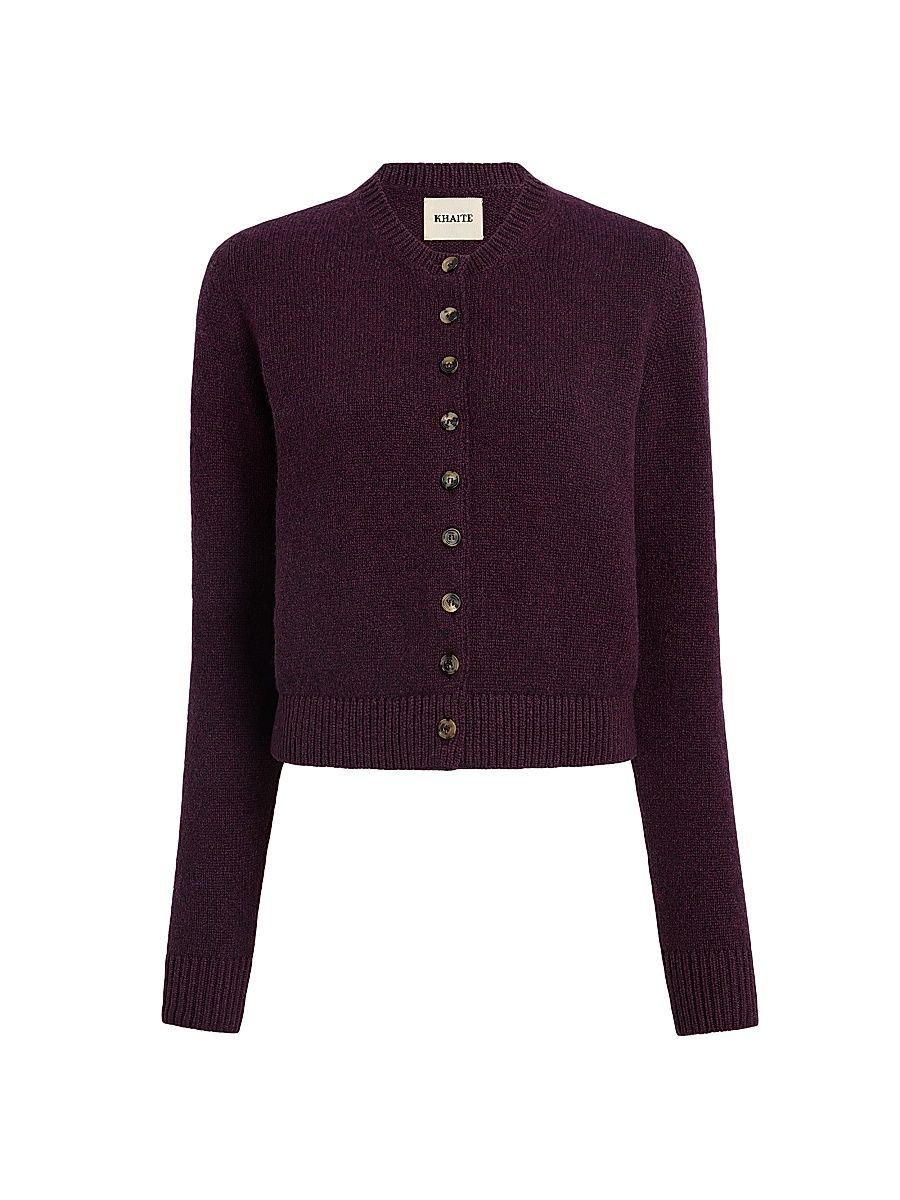Women's Everheart Cashmere Cardigan - Plum - Size Large