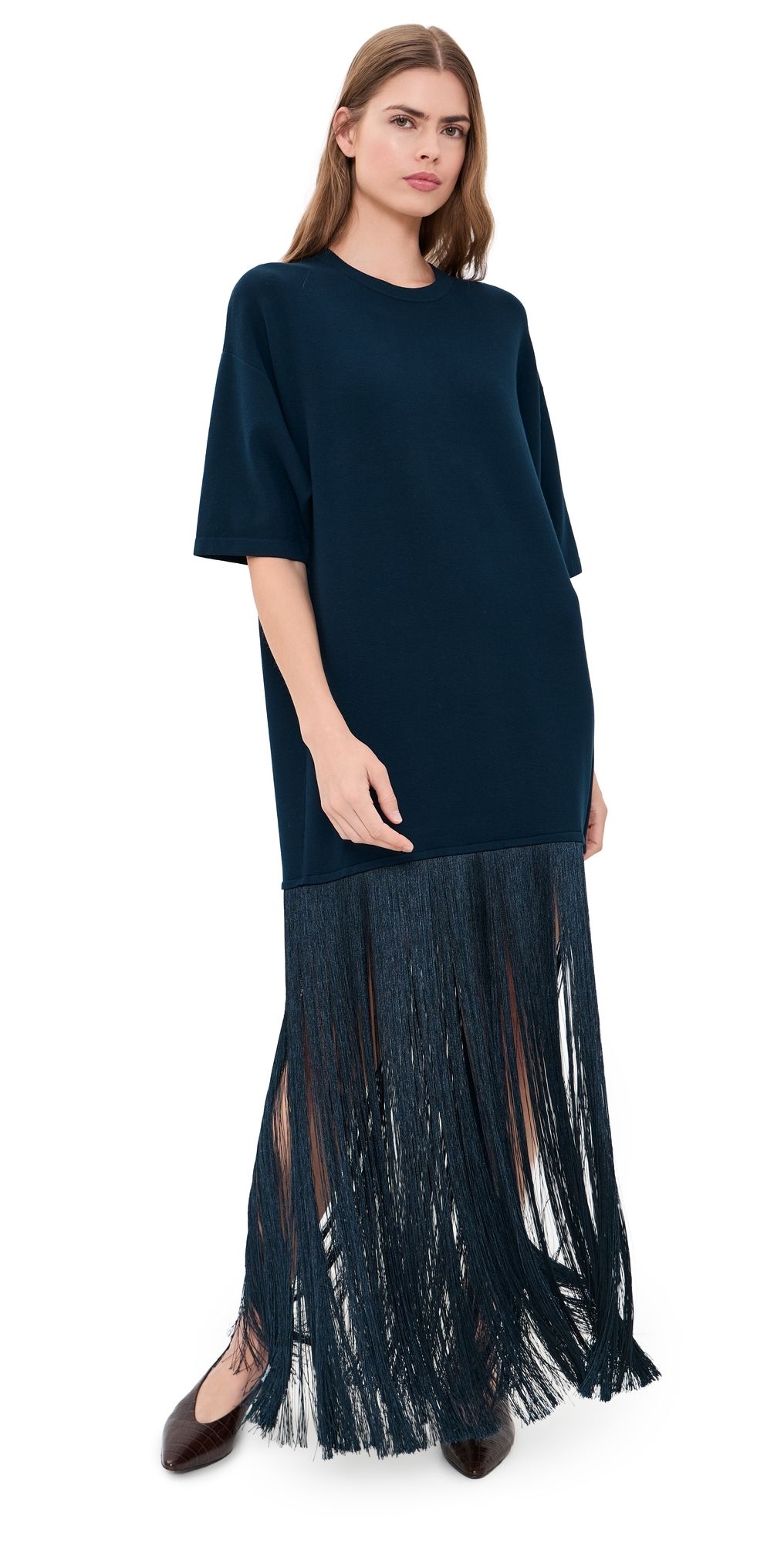 ESSENTIEL ANTWERP Keremony Knitted Dress Navy XL