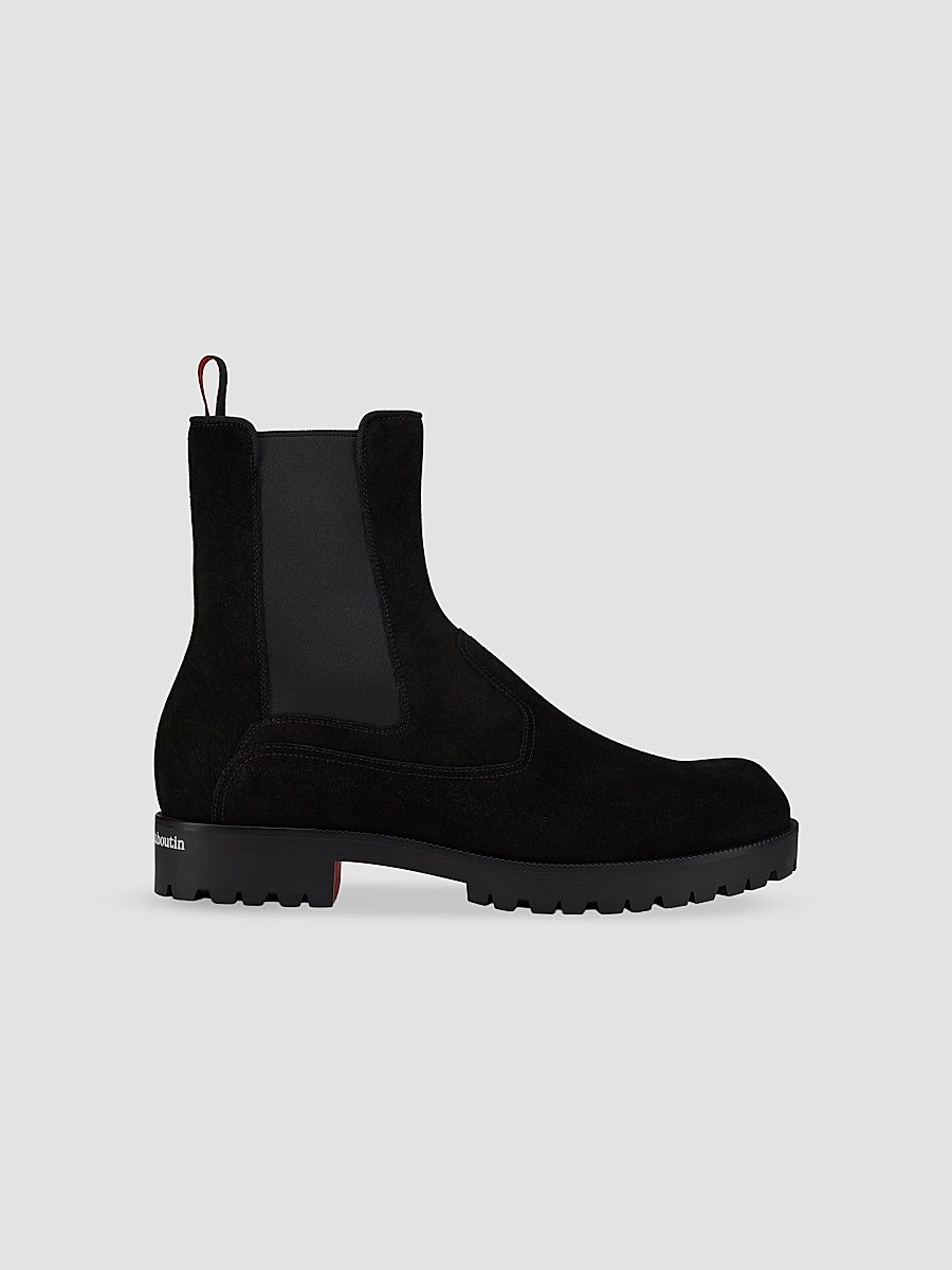 Christian Louboutin Men's Cavernos Boots - Black - Size 14
