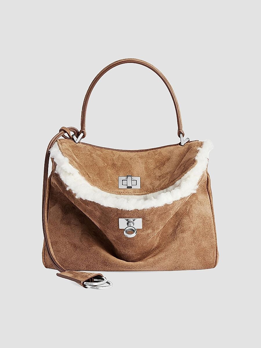 Balenciaga Women's Rodeo Crossbody Bag - Noce White