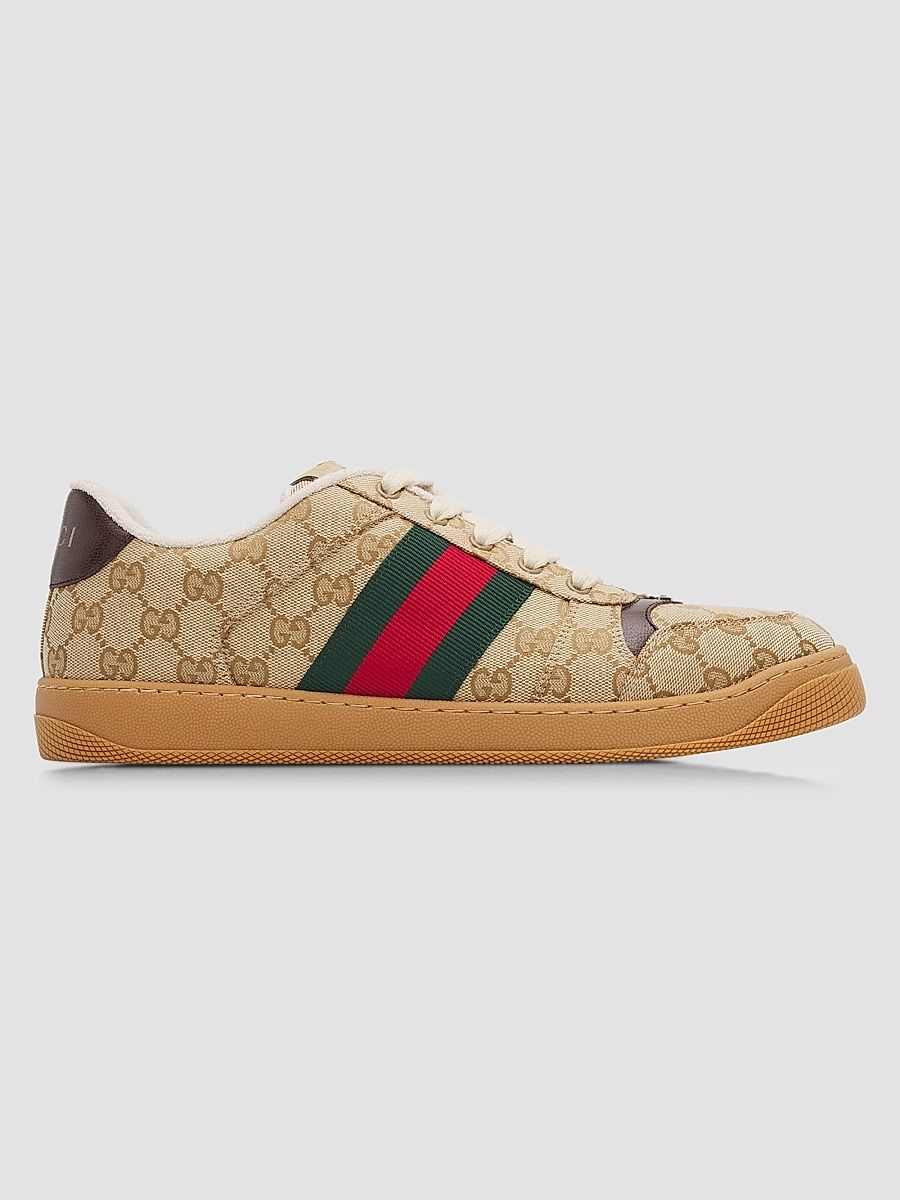 Men's Screener Canvas Low-Top Sneakers - Rope Beige - Size 7