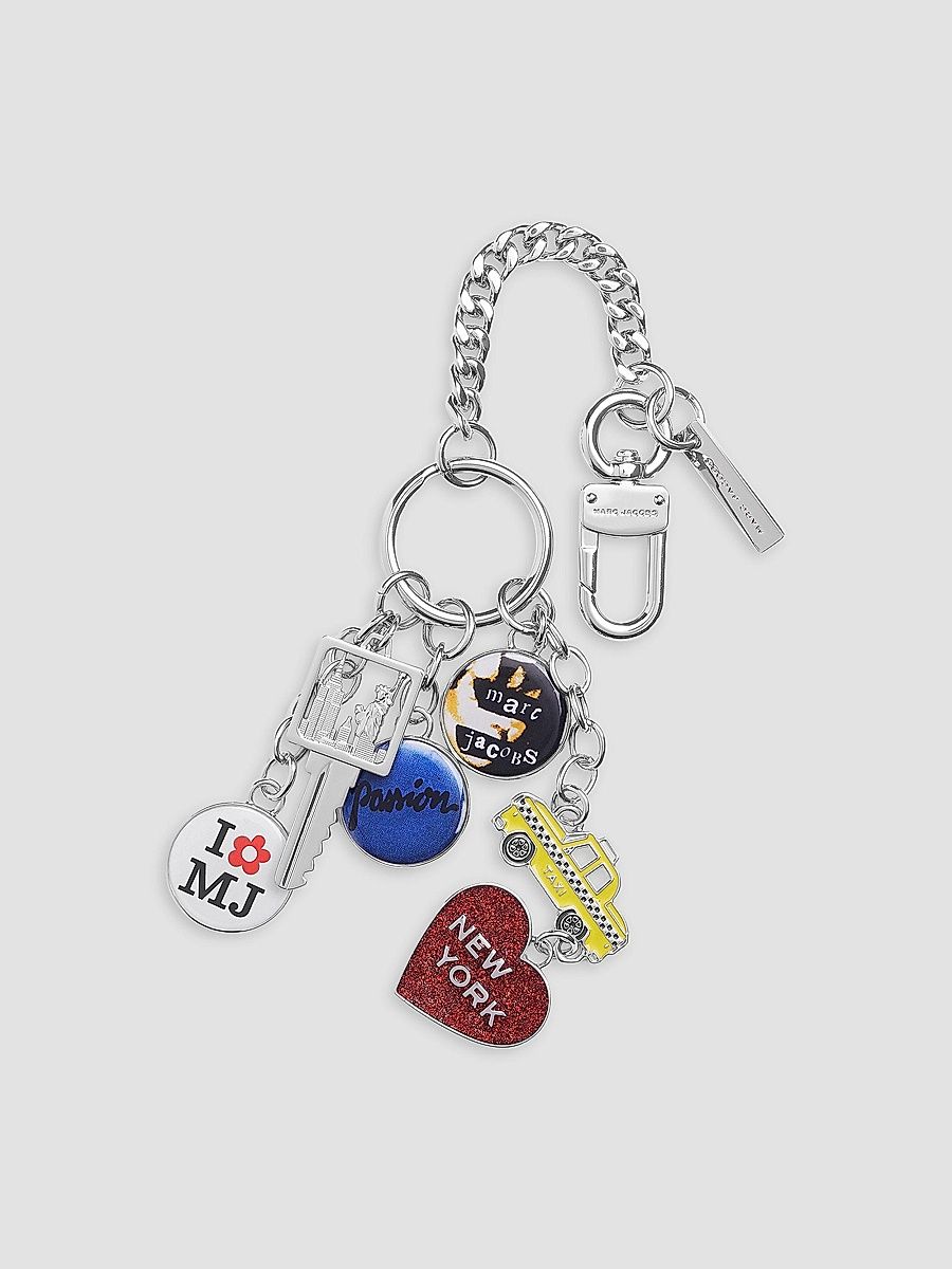 Women's NYC Cluster Bag Charm - Nickel