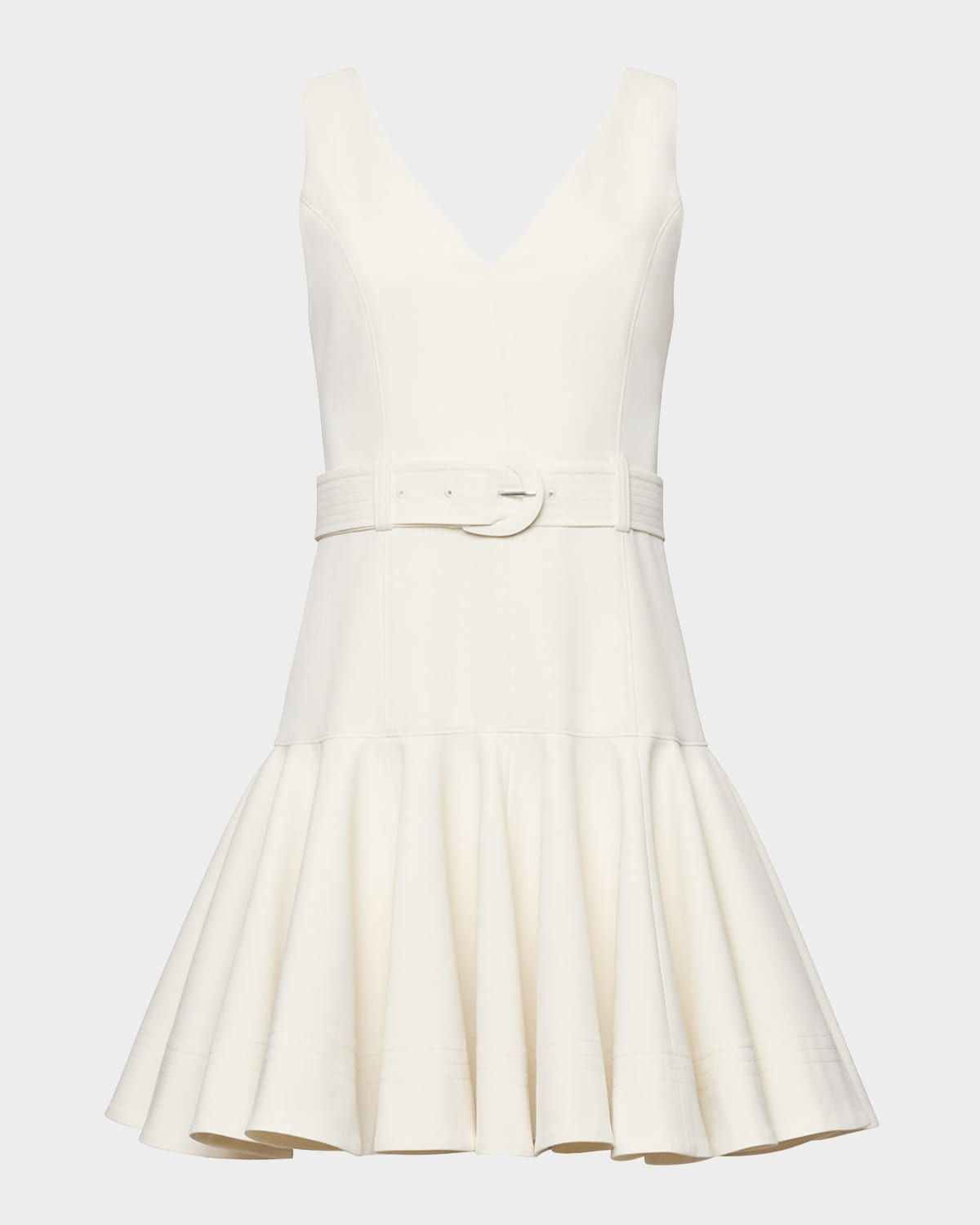 Maeve Belted Drop-Waist Mini Dress