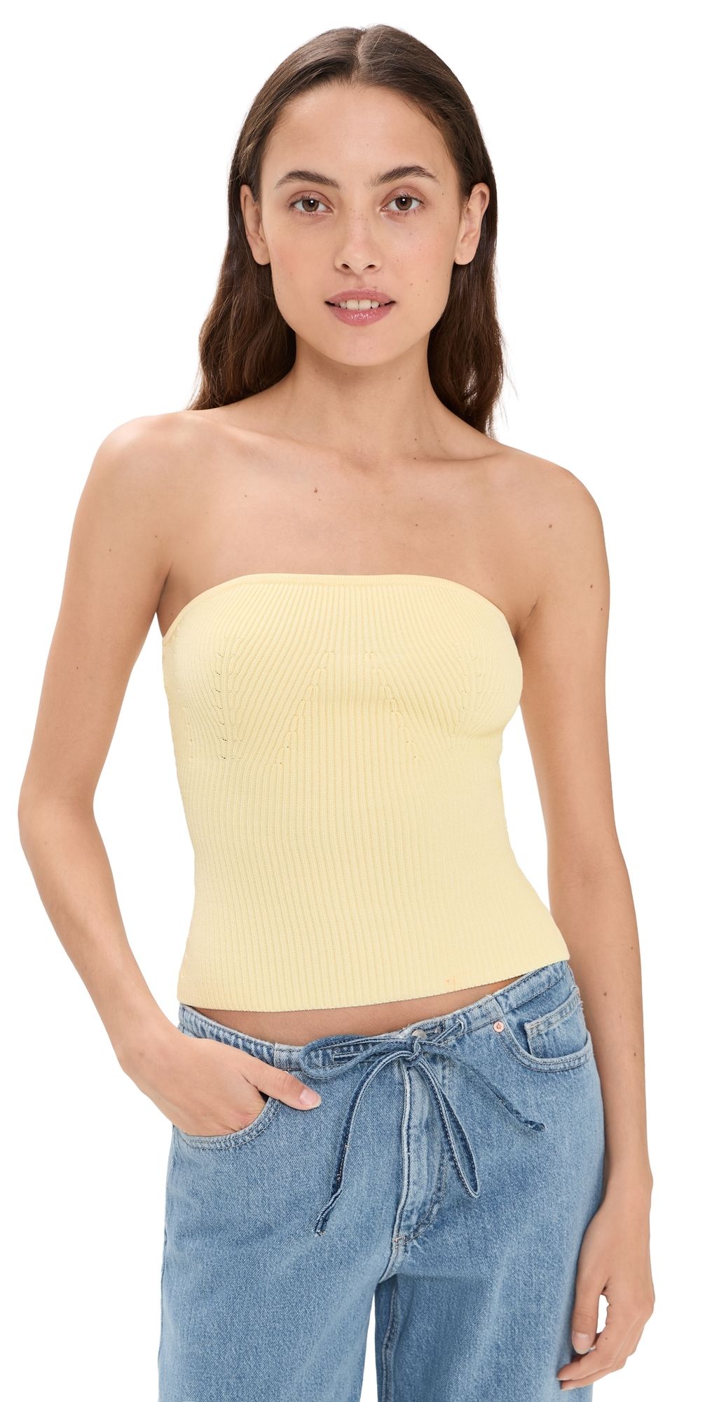 DL1961 Tube Top Prosecco (Instasculpt Rib) XS