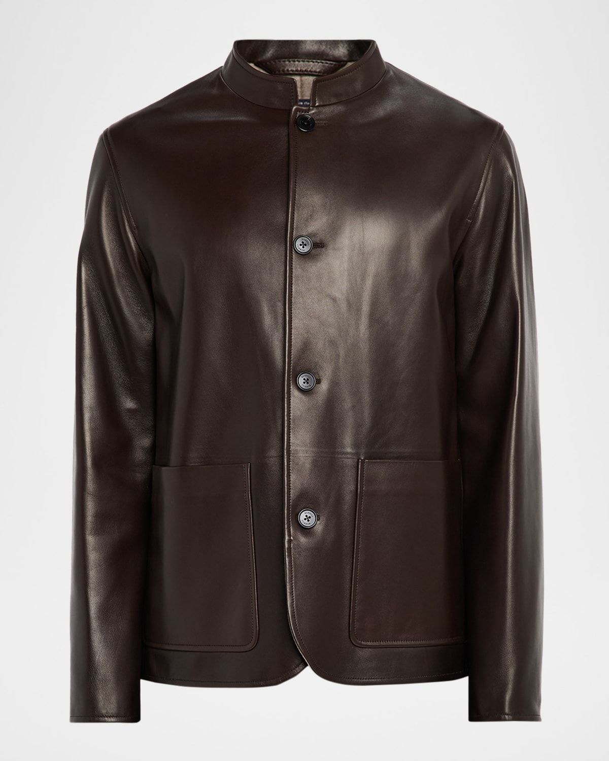 Men & apos;s Leather Driving Jacket