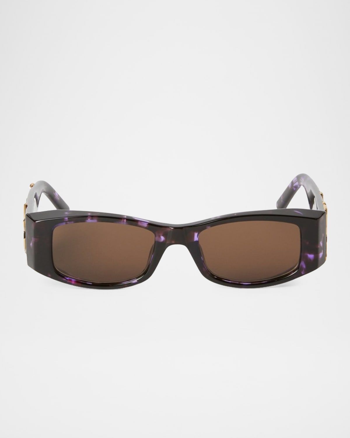 Angel Cat-Eye Embossed Logo Sunglasses