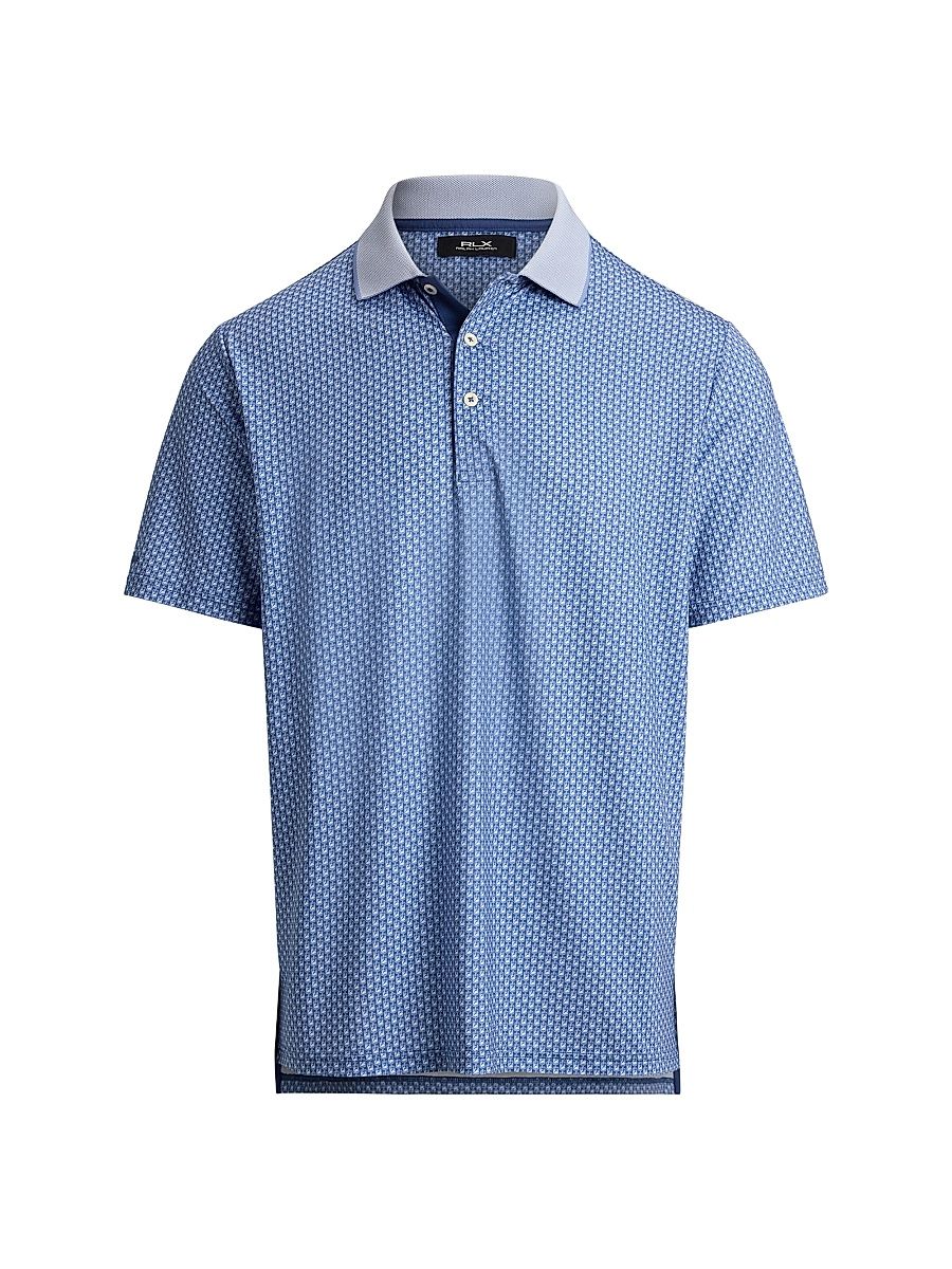 Men's Lightweight Airflow Knit Polo Shirt - Old Royal Old Fashioned - Size XXL