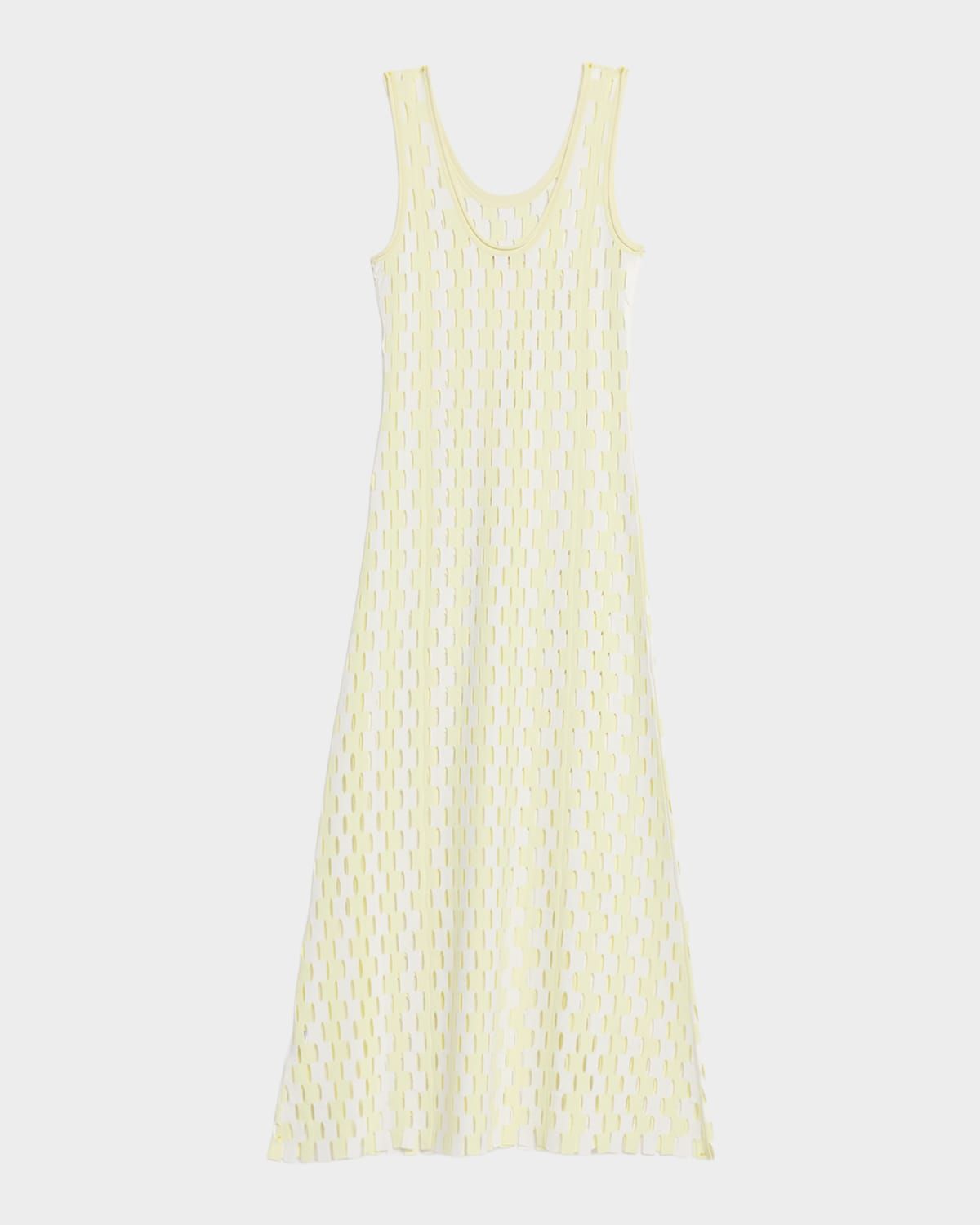 Sherry Mesh Scoopneck Maxi Dress