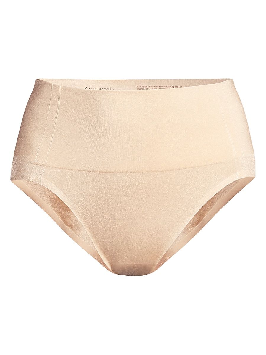 Women's Smooth Series Shaping High-Cut Briefs - Sand - Size XL