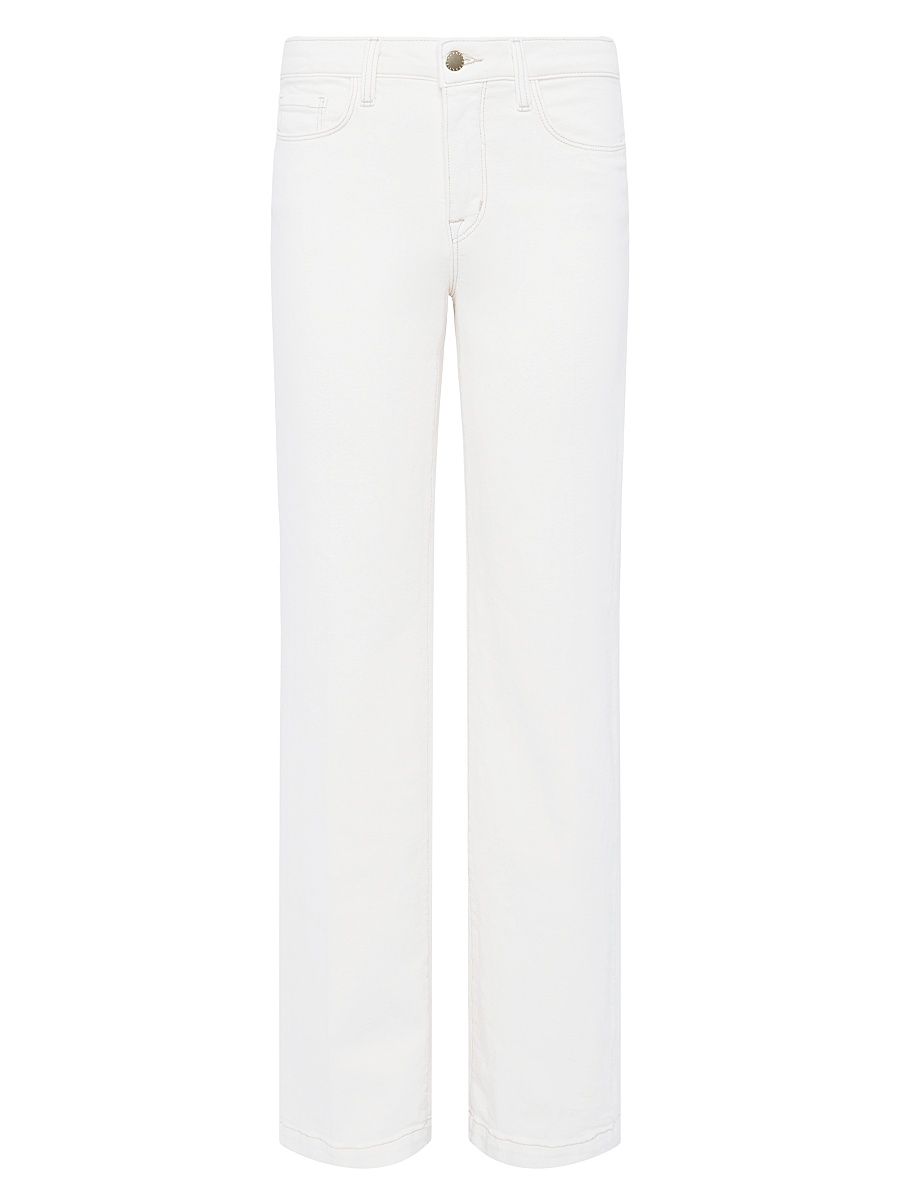 Women's Scottie Wide-Leg Jeans - Macadamia - Size 32