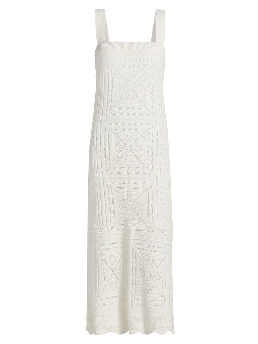 Women's Mena Knit Midi-Dress - Ecru - Size XL