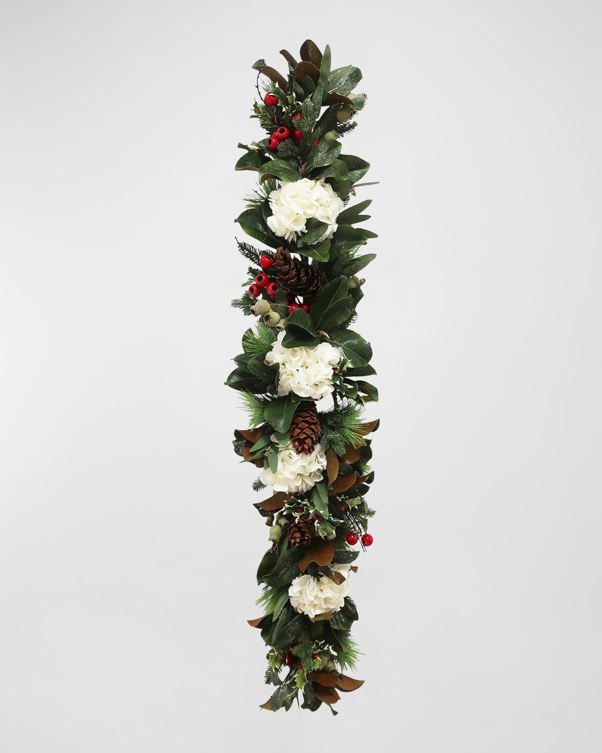 60" Hydrangea Christmas Garland