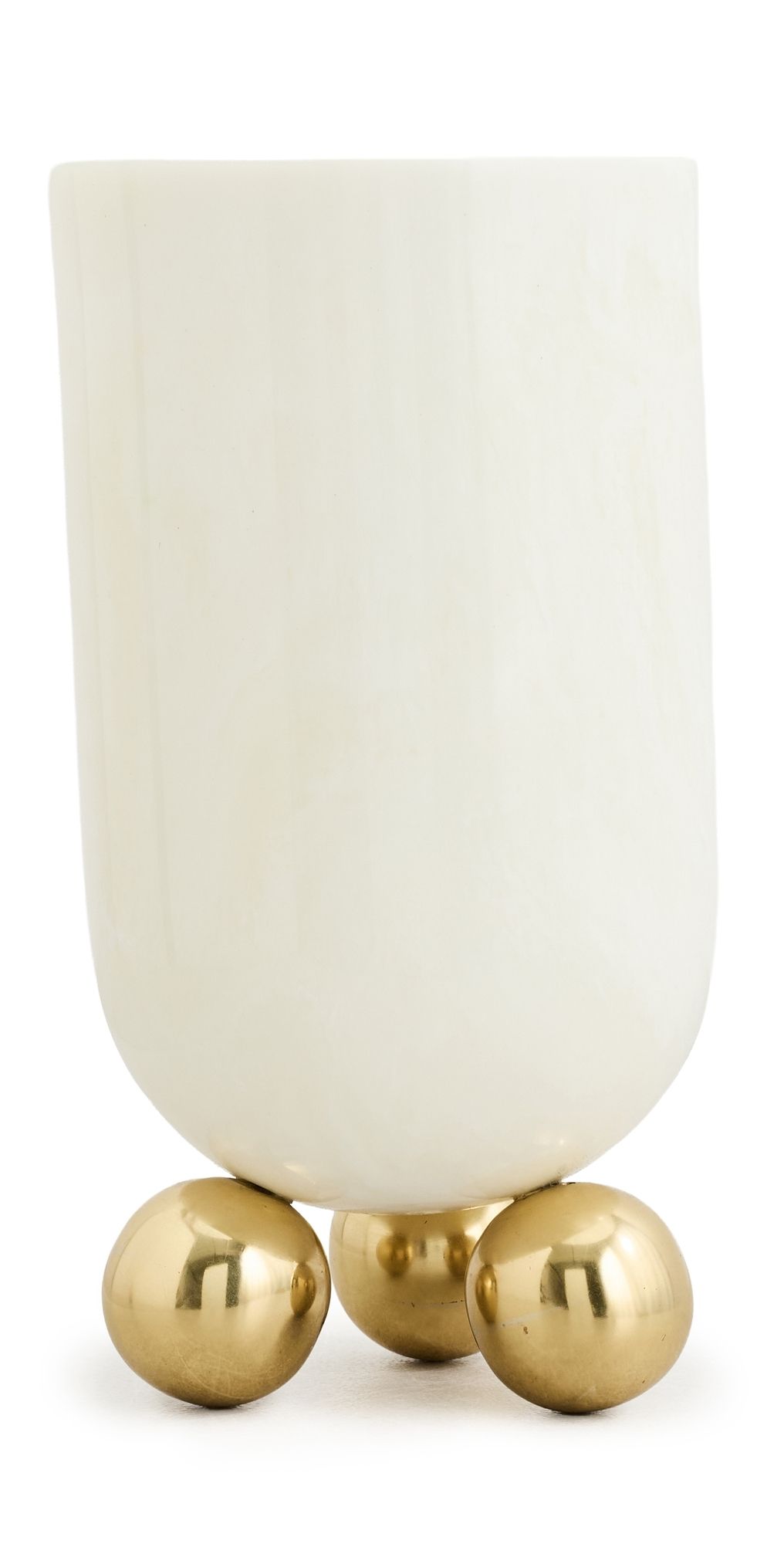 Jonathan Adler Fontana Vase White/Gold One Size
