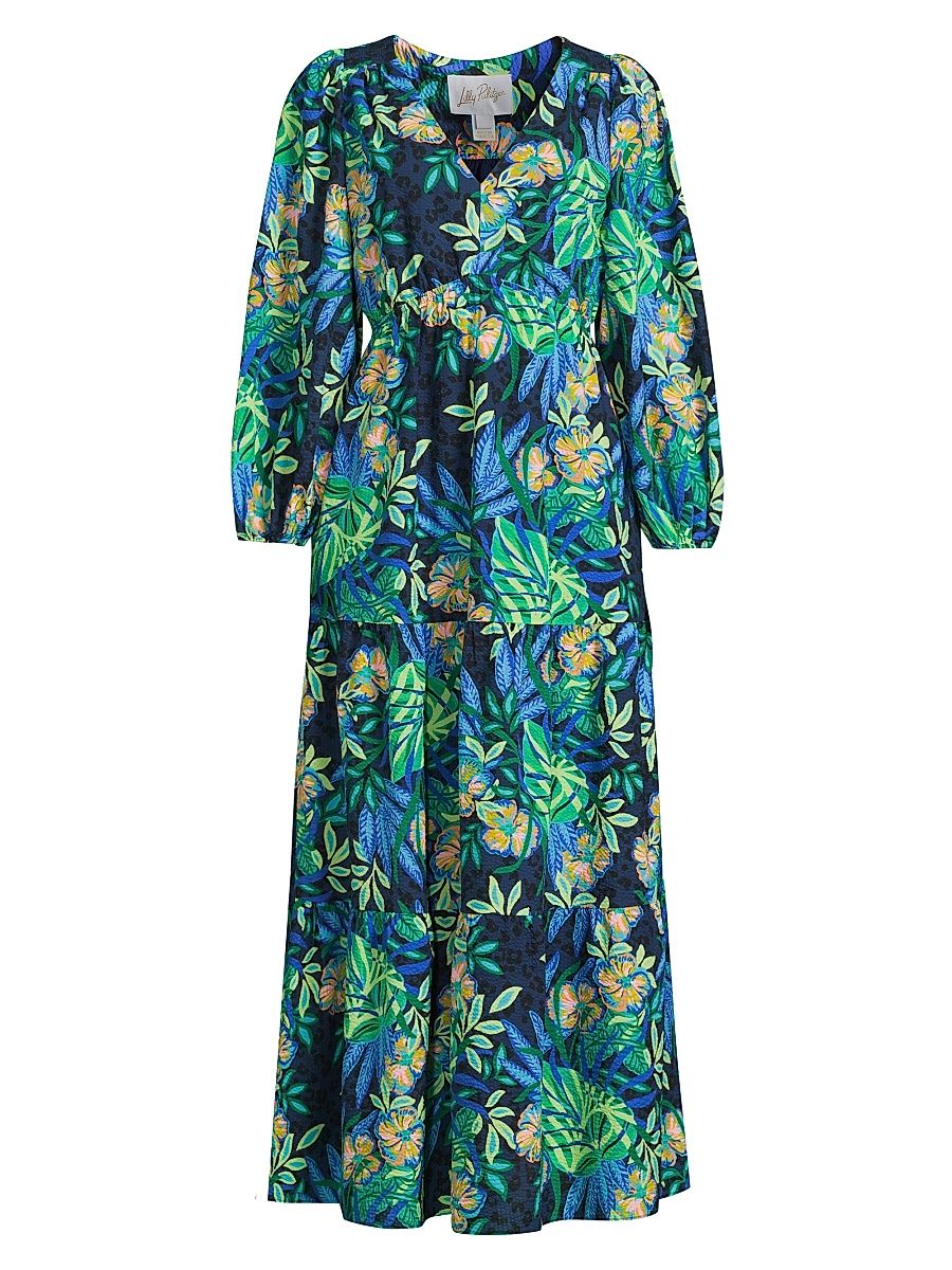 Women's Deacon Floral Empire Midi Dress - Size 10