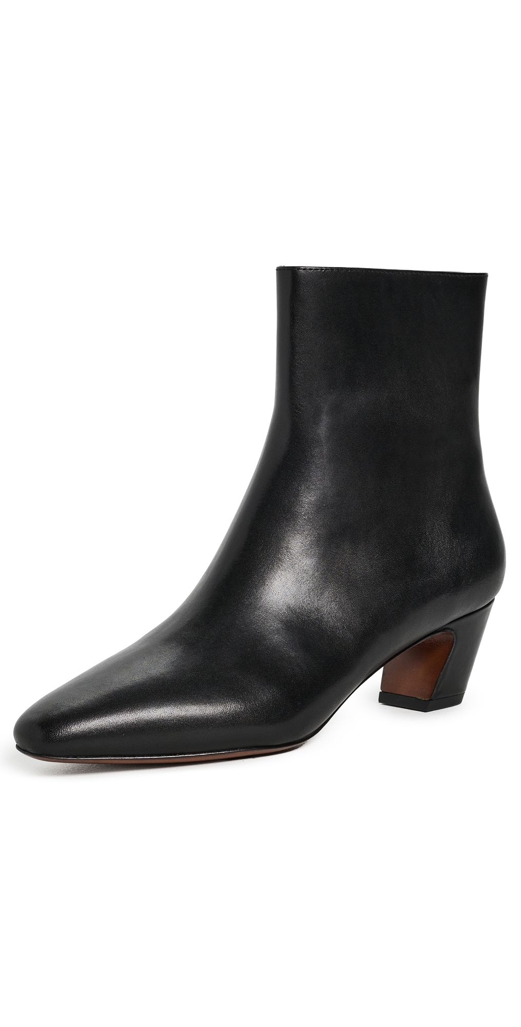 Loeffler Randall Harper Kicked Heel Ankle Boots Black 9.5