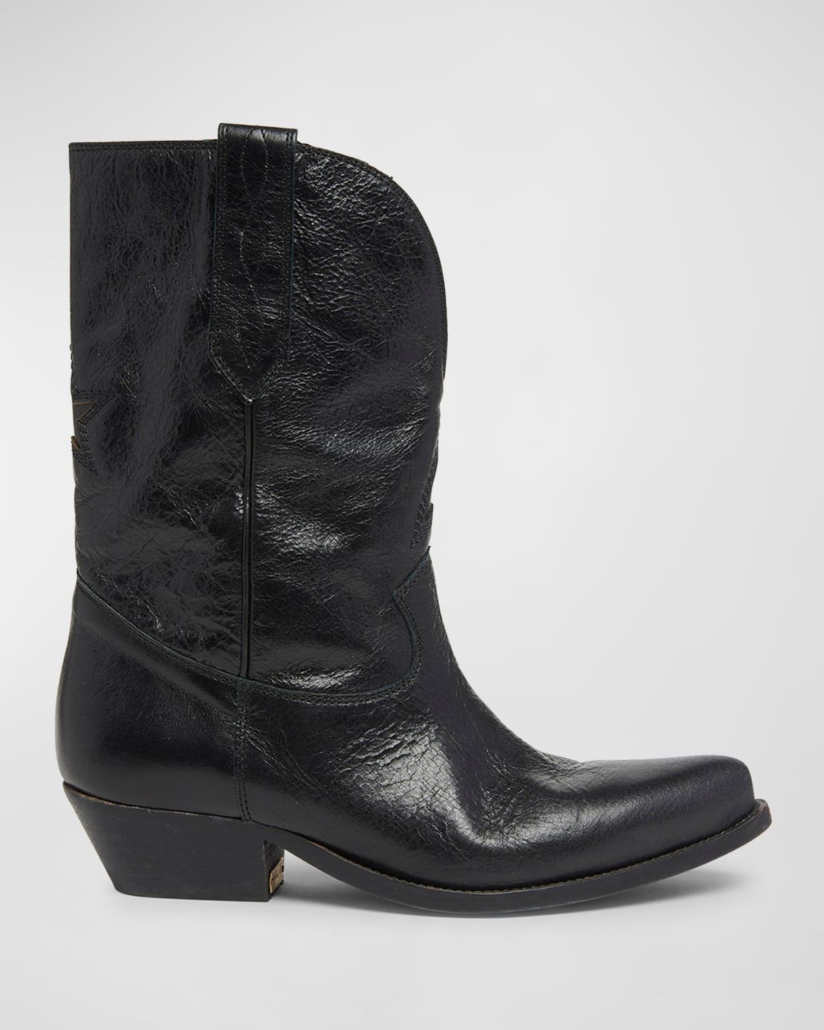 Wish Star Leather Cowboy Boots