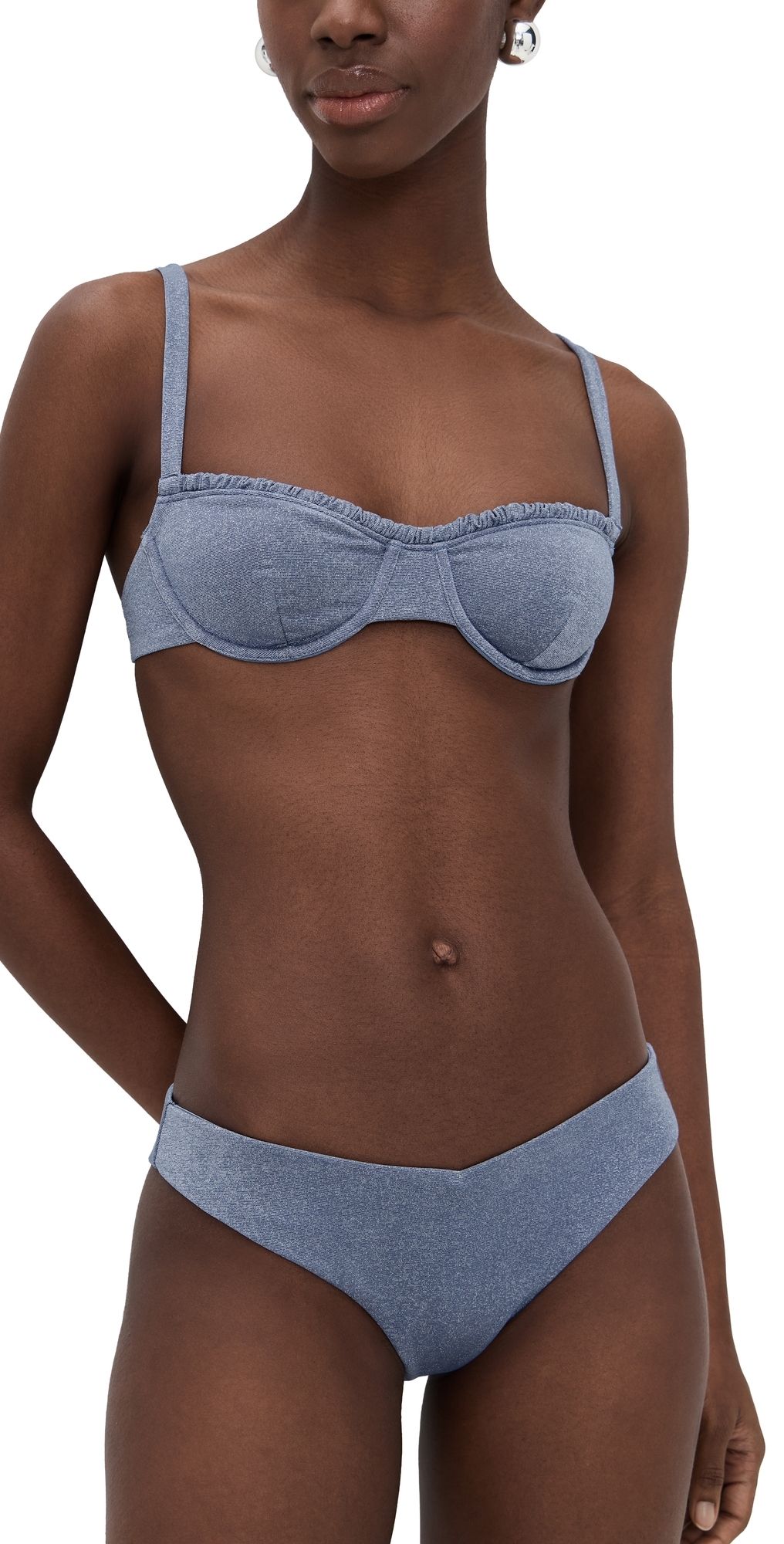 Onia Chiara Bikini Bottoms Periwinkle XL