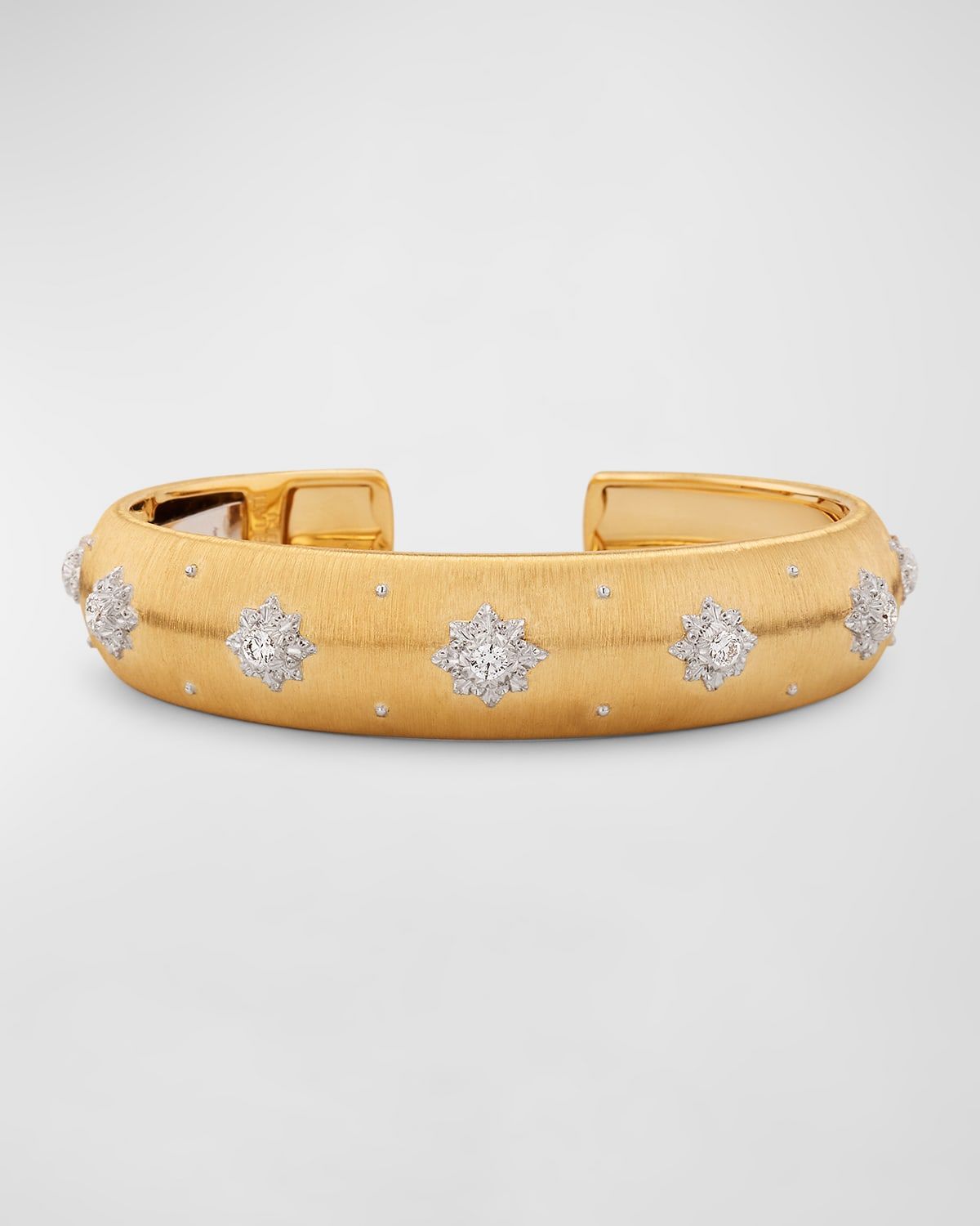 Macri 18K Yellow Gold Diamond Cuff, 15.5mm