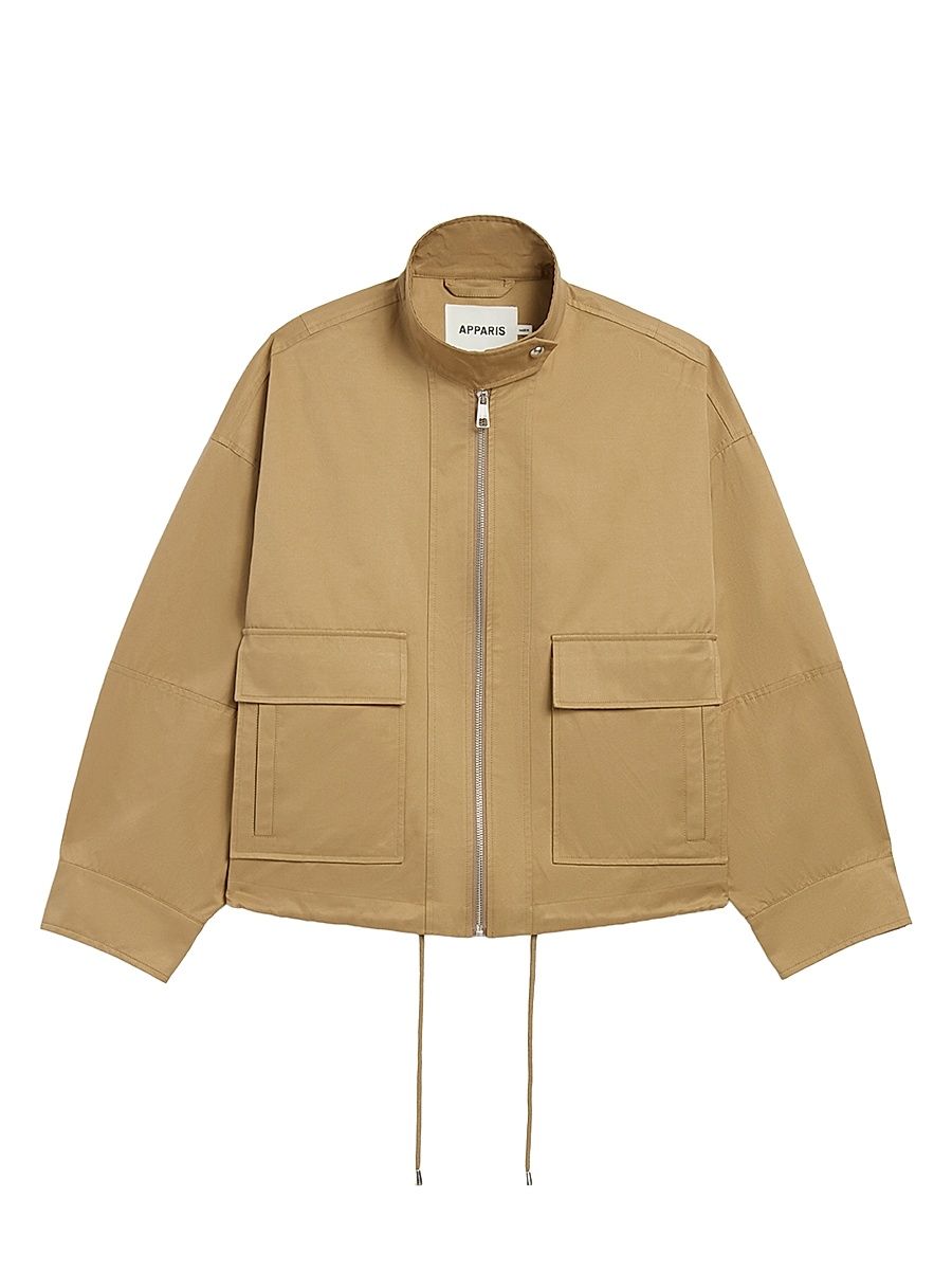 Women's Kate Cotton-Blend Bomber Jacket - Olive - Size XL