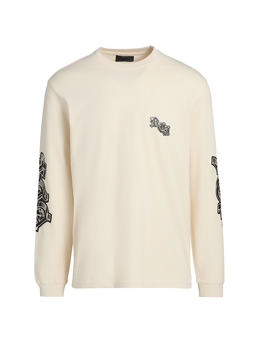 Men's Paradise Vice Lawrence Crewneck Top - Bone Og Paradise Vice - Size Small