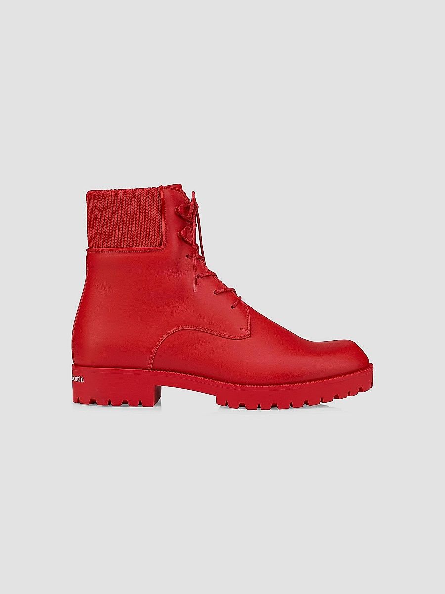 Christian Louboutin Men's Trapman TCT 2 Boots - Loubi - Size 10