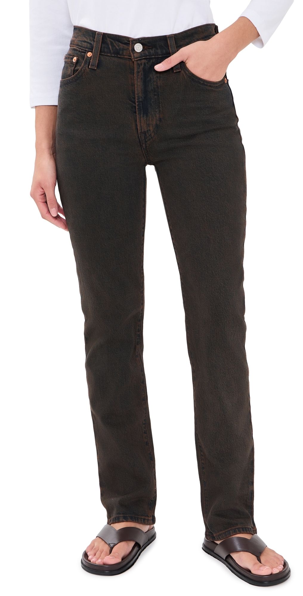 Levi's Ribcage Slim Jeans Over A Cup Srty 27