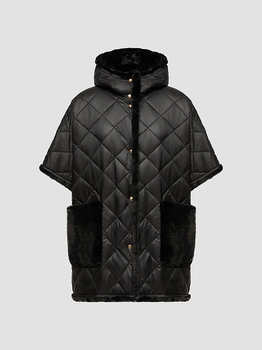 Moncler Women's Reversible Cape - Black