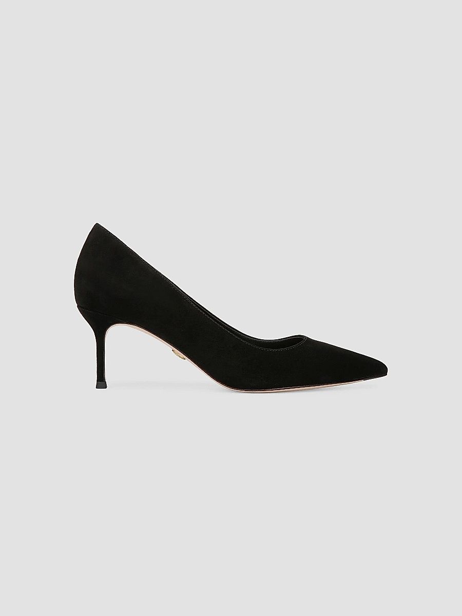 Veronica Beard Women's Rita 65MM Suede Pumps - Black - Size 12