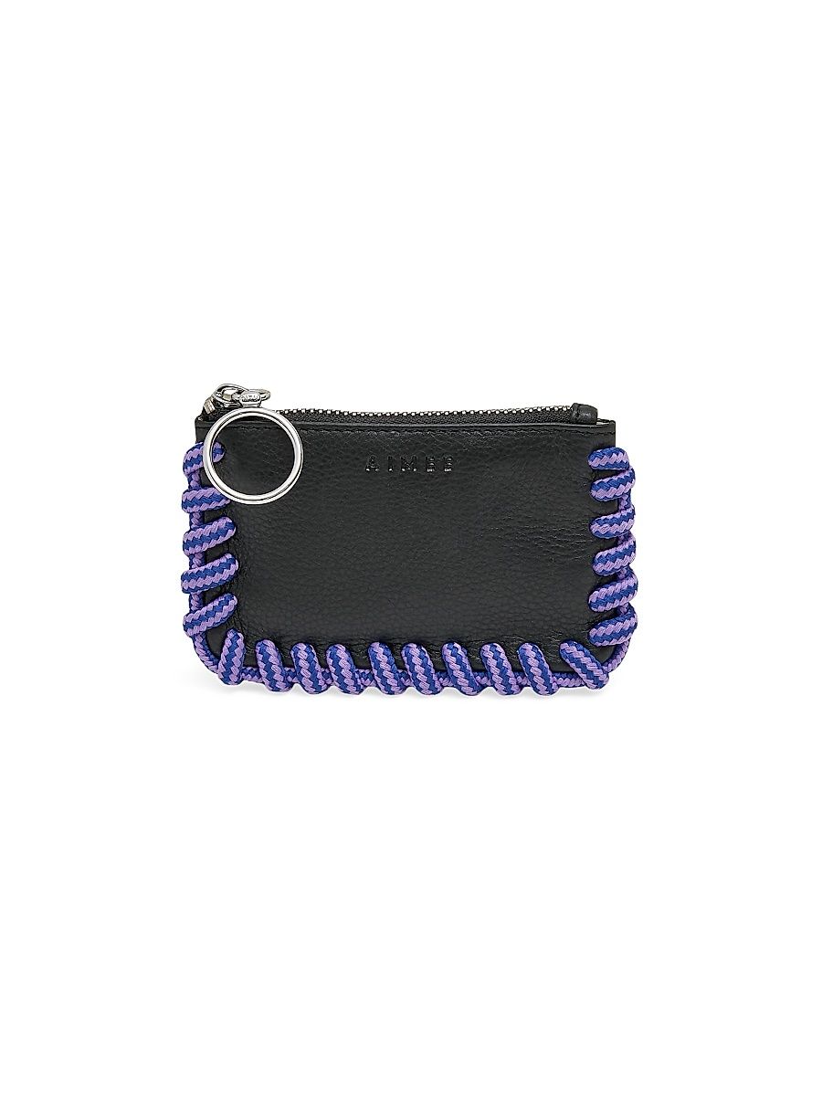 Women's Cord Zip Pouch - Latte