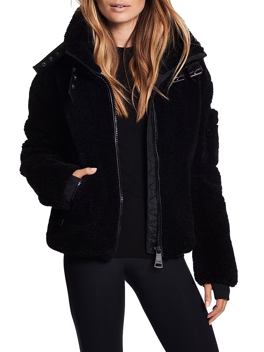 Women's Denver Sherpa Jacket - Black - Size Large