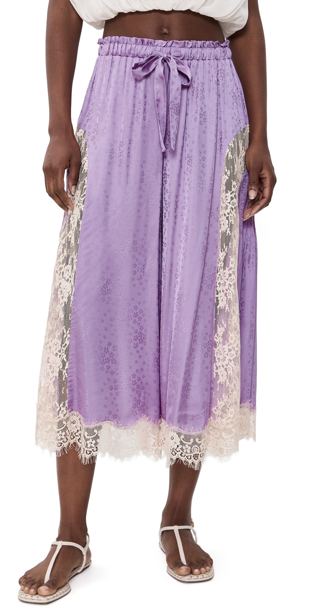 Sea Ethel Solid Pants Lilac L