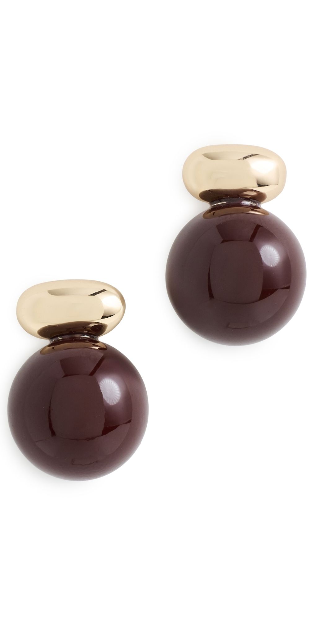 SHASHI Alice Rouge Earrings Red One Size