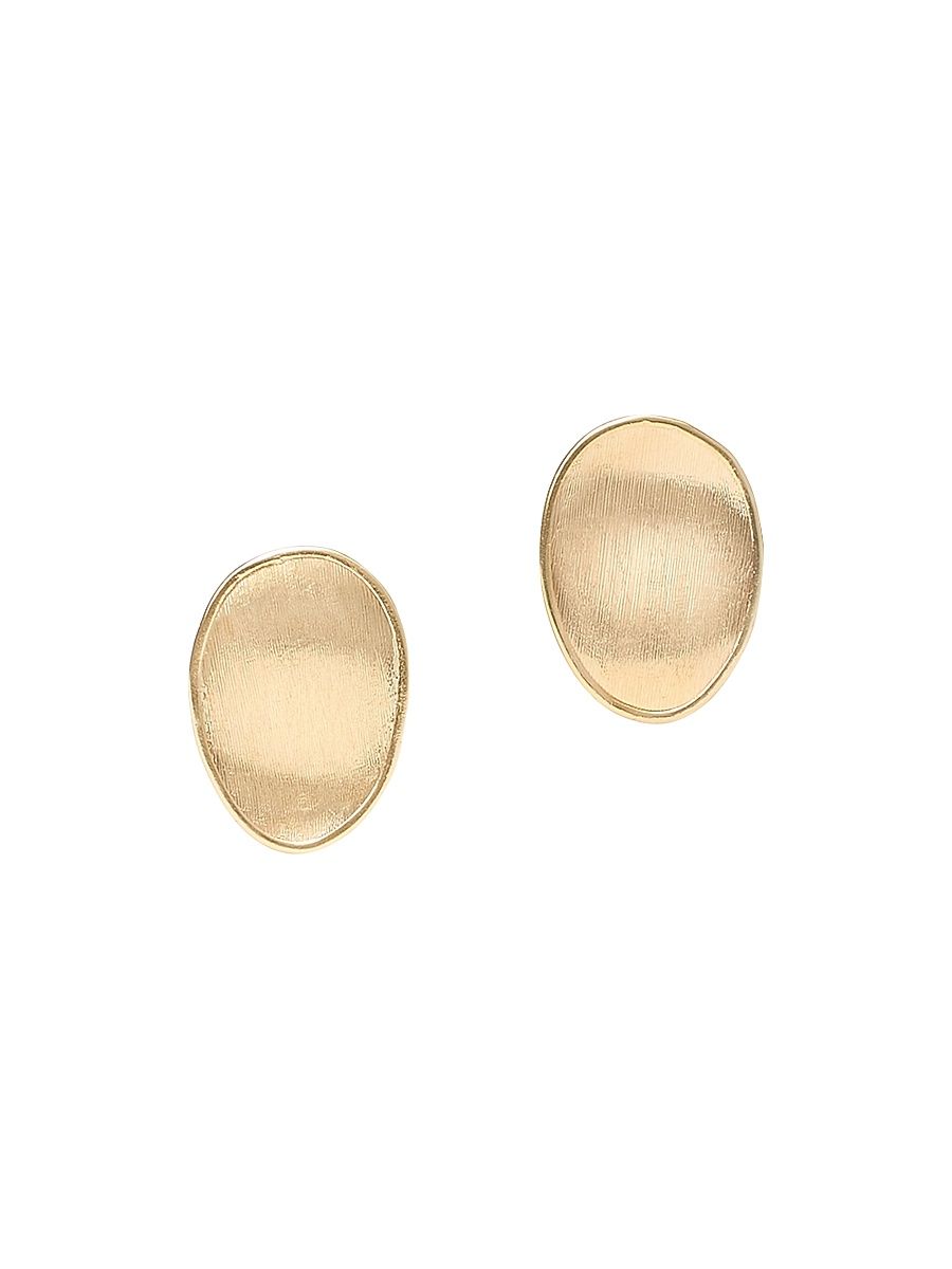 Women's Lunaria 18K Yellow Gold Small Stud Earrings - Yellow Gold