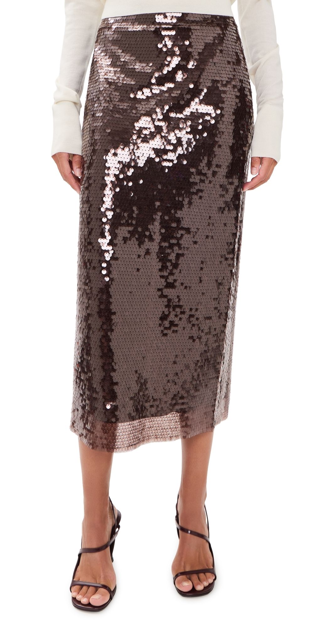 Tanya Taylor Kiah Skirt Dark Fig 10