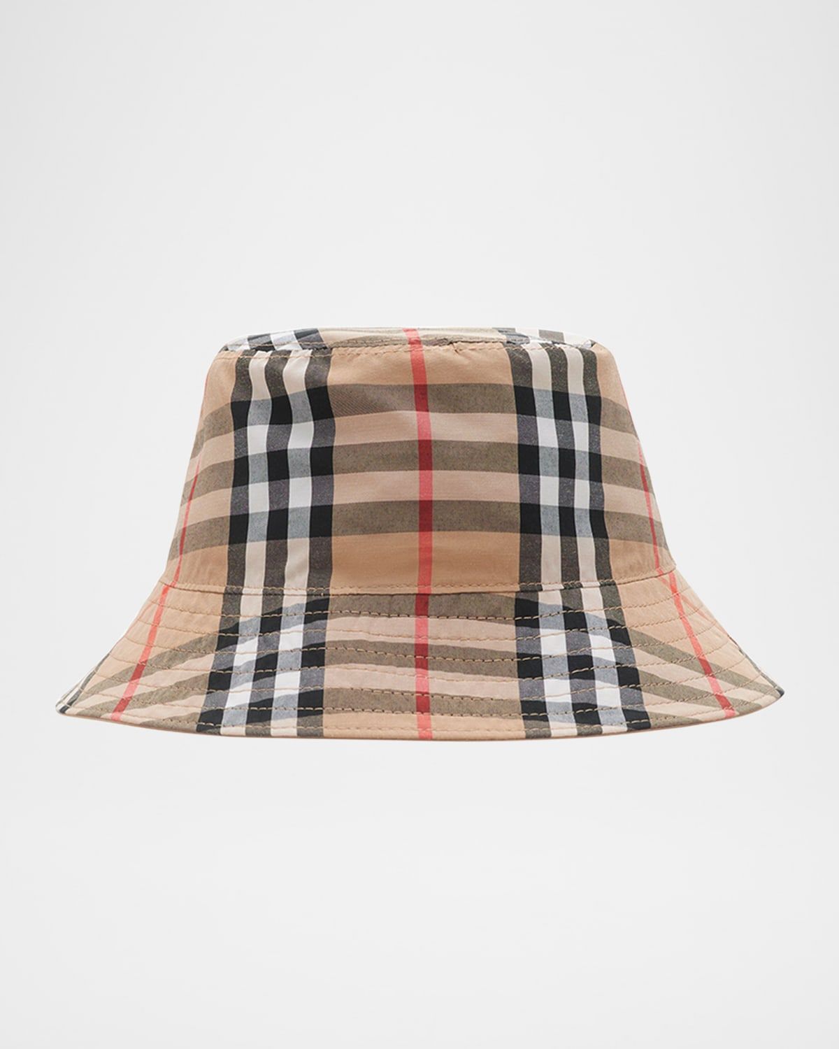 Kid & apos;s Check Bucket Hat, Size S-M