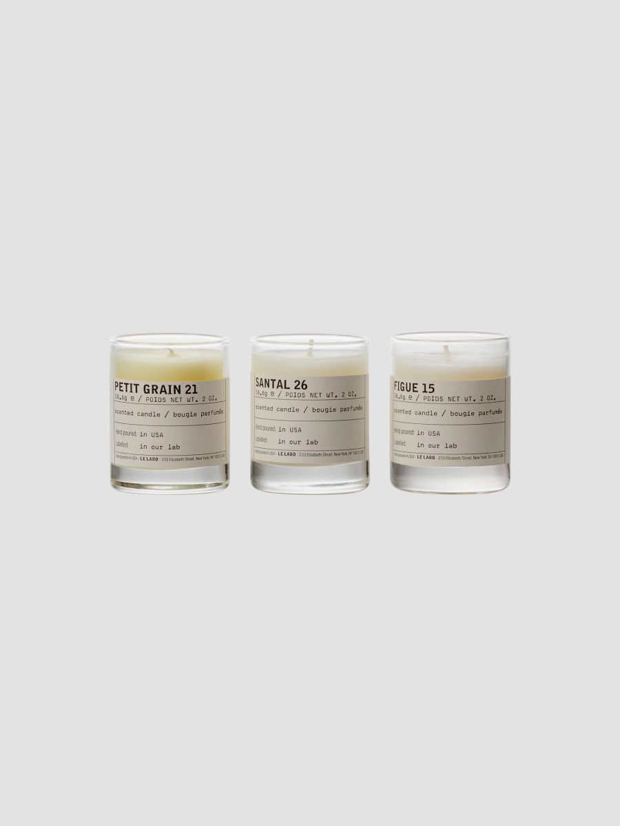 Le Labo Candle 3-Piece Discovery Set