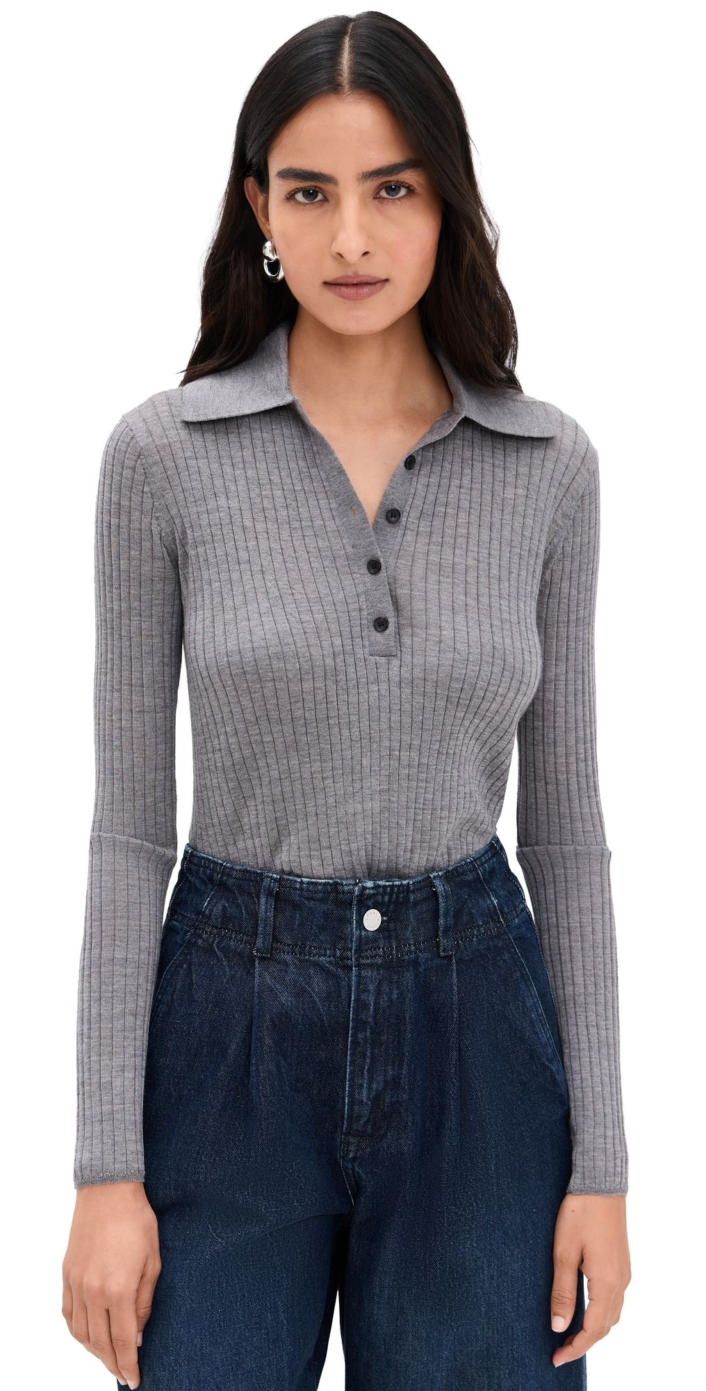 A. L.C. Alex Top Medium Heather Grey XL