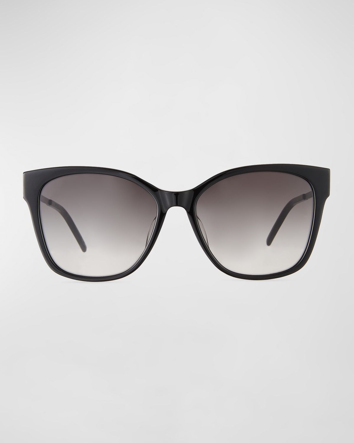 Square Acetate & Metal Sunglasses