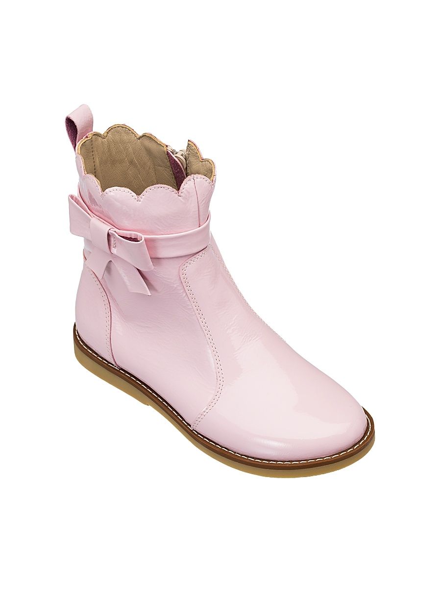 Elephantito Girl's Little Girl's & Girl's Cellia Leather Booties - Pink - Size 6 (Child)