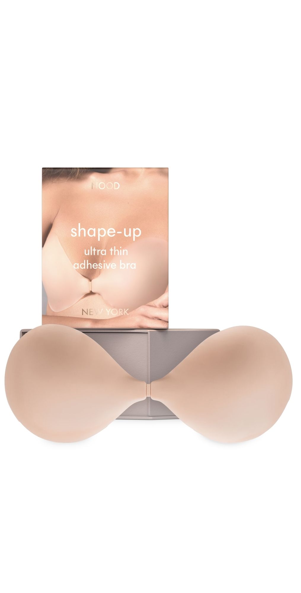 NOOD New York Shape Up Silicone Adhesive Reusable Bra No. 5 Soft Tan D